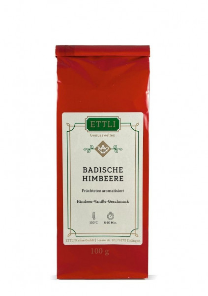 Badische Himbeere 100g
-Früchtetee aromatisiert-
