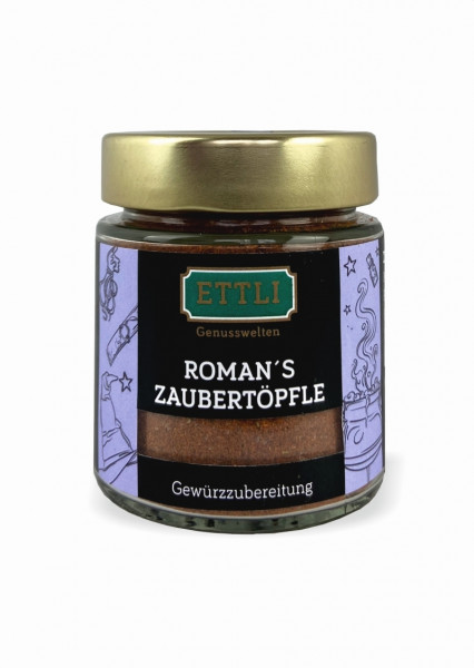Roman's Zaubertöpfle 70g im Glas
-Gewürzzubereitung-