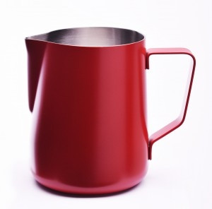 Milchkännchen 0,59l rot beschichtet