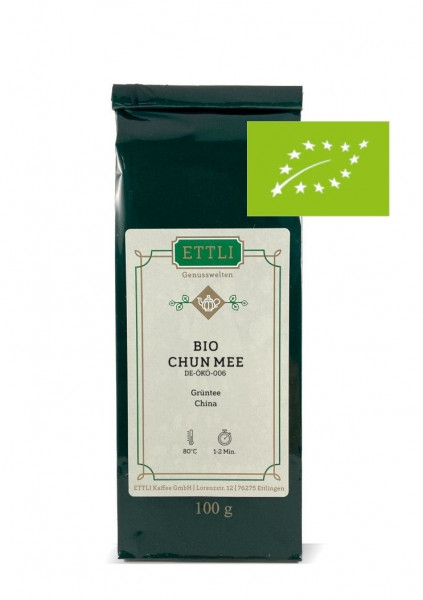 Bio Chun Mee 100g
-Grüntee-
DE-ÖKO-006