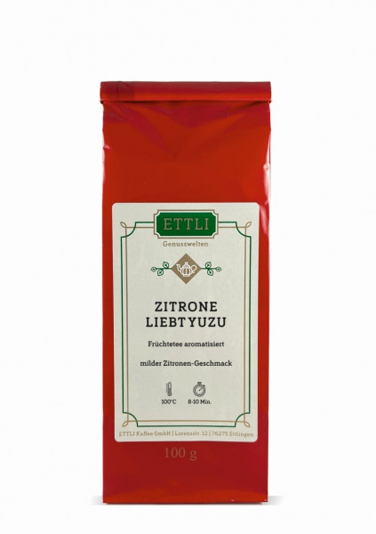 Zitrone liebt Yuzu 100g
-Früchtetee aromatisiert-