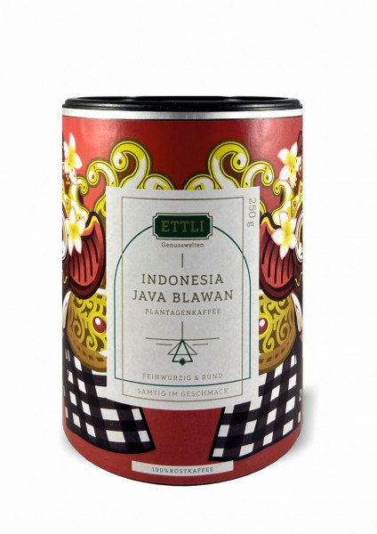 Indonesia Java Blawan 250g
- Plantagenkaffee -