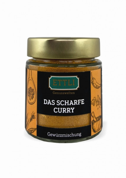 Das SCHARFE Curry 70g im Glas
-Gewürzmischung-