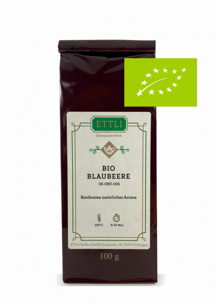 Bio Blaubeere 100g -Rooibostee natürliches Aroma- DE-ÖKO-006