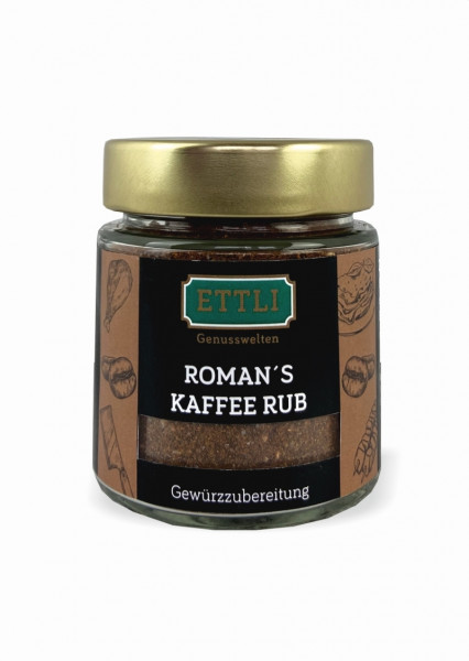 Roman's Kaffee Rub 70g im Glas -Gewürzzubereitung-